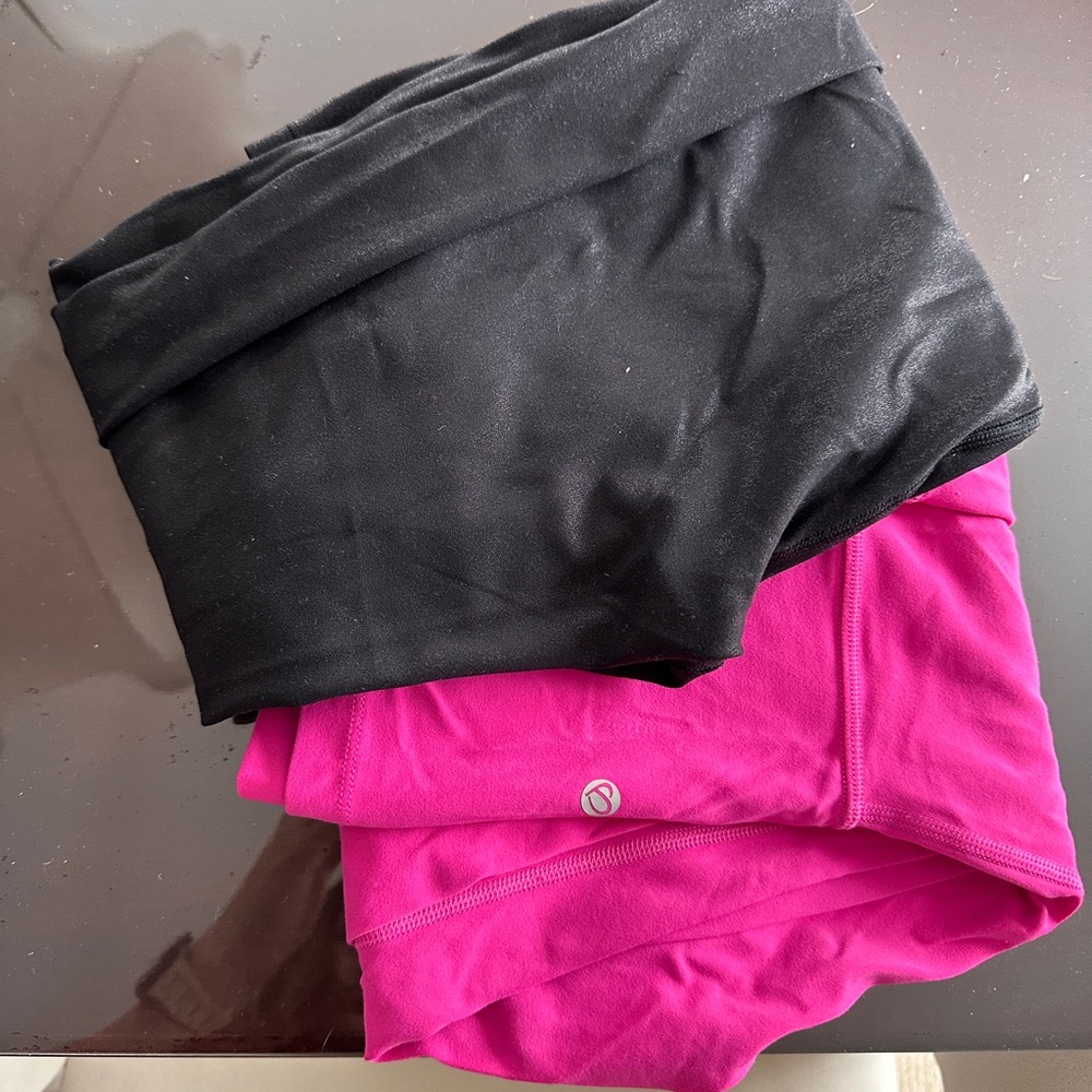 Lululemon Black and Pink Leggings